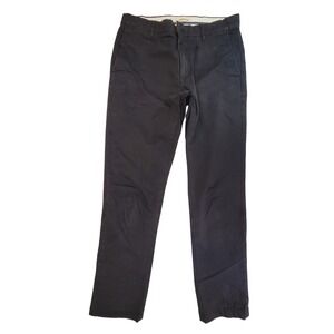 GOODTHREADS Mens‎ Navy Blue Slim Fit Chino Pants Size 31W x 32L